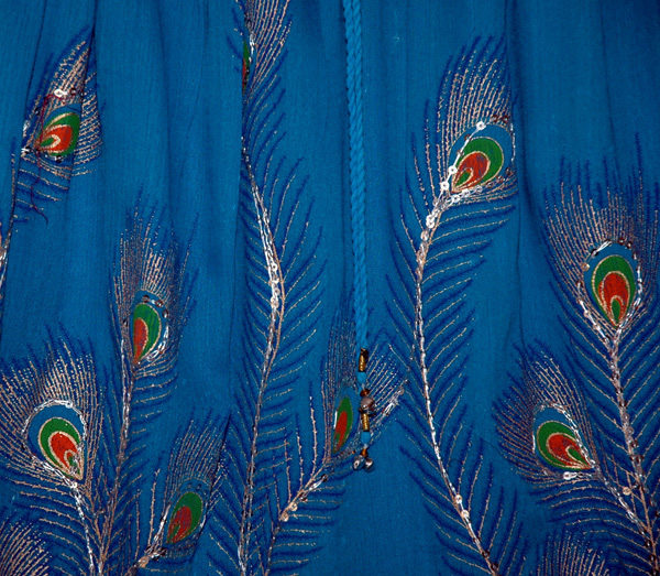 Endeavour Short Sequin Peacock Skirt