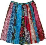 Gypsy Hippie Boho Patchwork Skirt