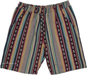 Hand Woven Colorful Cotton Boho Shorts