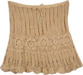 Camelot Crochet Mini Skirt