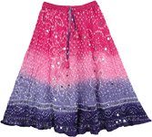 Arabelle Sequined Tie Dye Little Girls Skirt