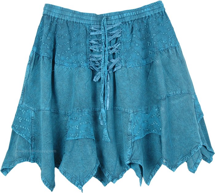 Beach Days Short Skirt in Cobalt Blue