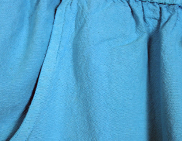 Curious Blue Knee Length Shorts with Pockets