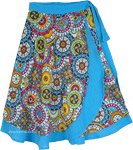 Junior Hipster Double Layer Boho Wrap Short Skirt