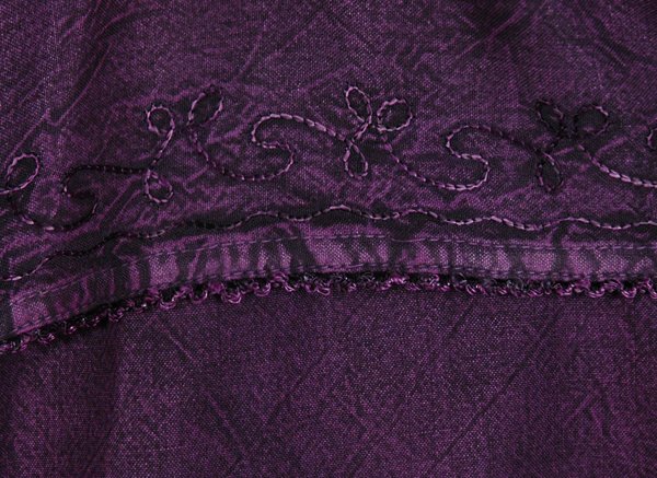 Renaissance Mid Length Dance Skirt in Purple