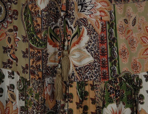 Wild Things Safari Swirl Boho Midi Skirt