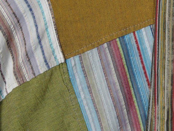 Sycamore Patchwork Knee Length Boho Wrap Skirt