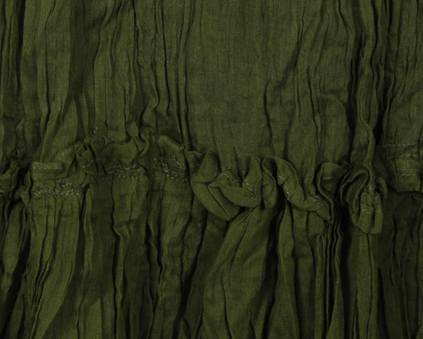 Henna Tiered Cottagecore Cotton Midi Skirt