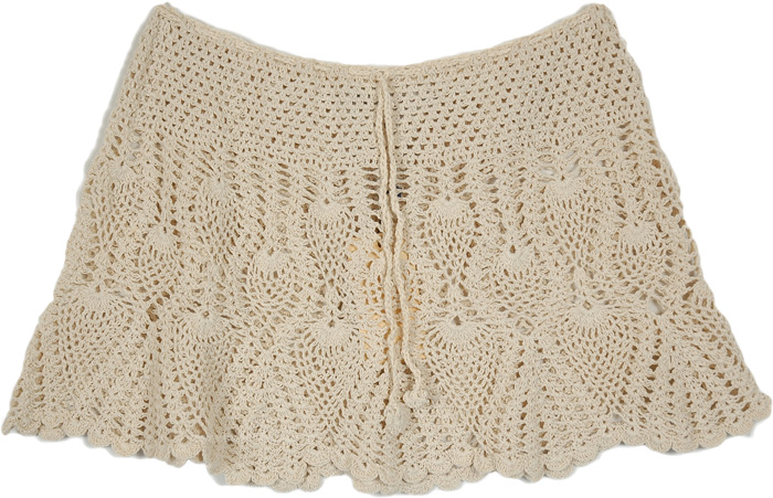 Vanilla Sugar Crochet Pattern Skirt with Drawstring Waist | Short ...