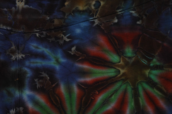 Lush Amazon Tie Dye Stretchy Active Shorts