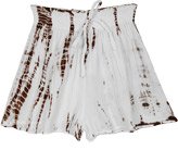 Crisp White Easy Pull On Soft Summer Shorts