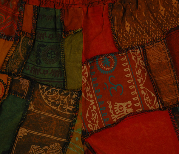 Marigold Trail Patchwork Festival Shorts