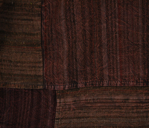 Rust Spice Woven Patchwork Boho Shorts