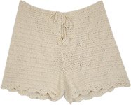 Handmade Biscotti Natural Crochet Pattern Shorts