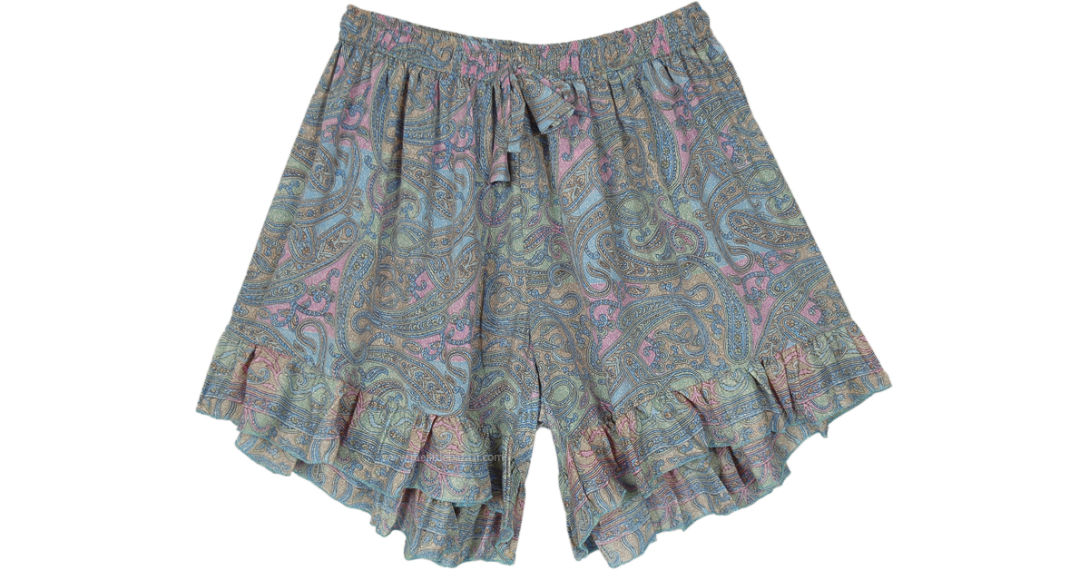 ★OVERDUE FLAIR★ORGANZA FRILLED SHORTS INNER SET]ORGANZA FRILLED SHORTS_WHITE - overdue flair