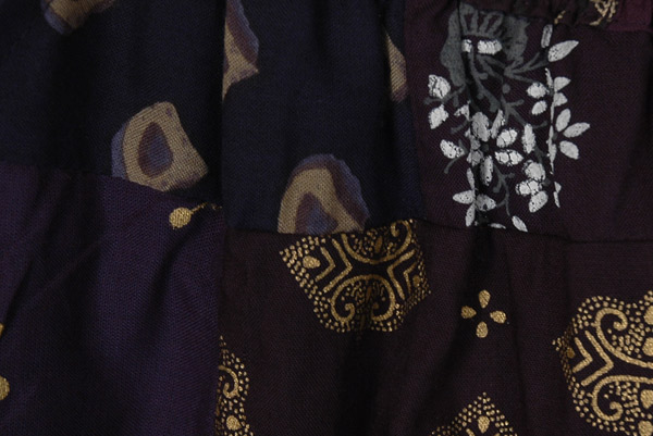 Elegant Blue Enviro Friendly Patchwork Shorts