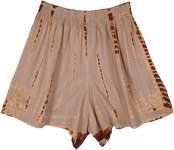 Boho Rayon Shorts for Women with Elastic Drawstring Waist [9922]
