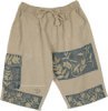 Nature Lovers Fern Bohemian Cotton Shorts