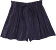 Green Anime Stretchable Side-Tie Shorts