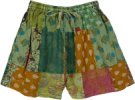 Hippie Stripes Gheri Cotton Shorts with Pockets