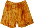 Orange Blaze Golden Hour Summer Shorts