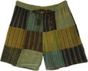 Wanderlust Striped Free Spirit Patchwork Shorts