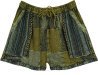 Lush Woodlands Patchwork Cotton Shorts