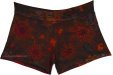 Burgundy Sunburst Soft Stretchable Shorties