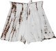 Crisp White Easy Pull On Soft Summer Shorts
