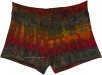 Tie Dye Green Luminosity Soft Shorts