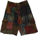 Down To Earth Patchwork Cargo Relaxed Shorts