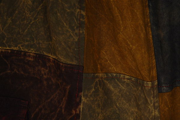 Earthy Patchwork Boho Good Vibes Shorts