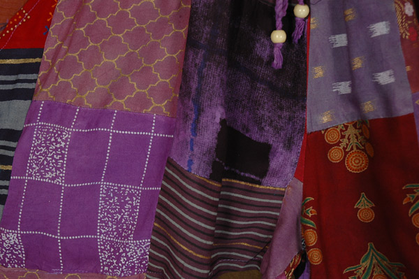 Violet Dreams Mixed Prints Patchwork Girls Rayon Shorts