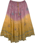 Julia Romantic Silk Skirt