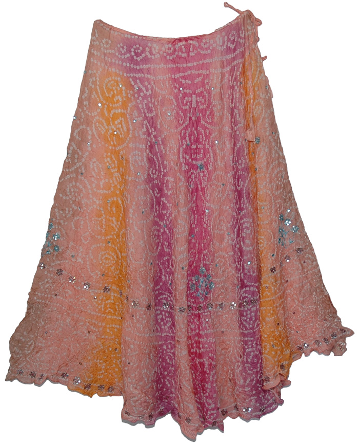 Britney Romantic Silk Skirt