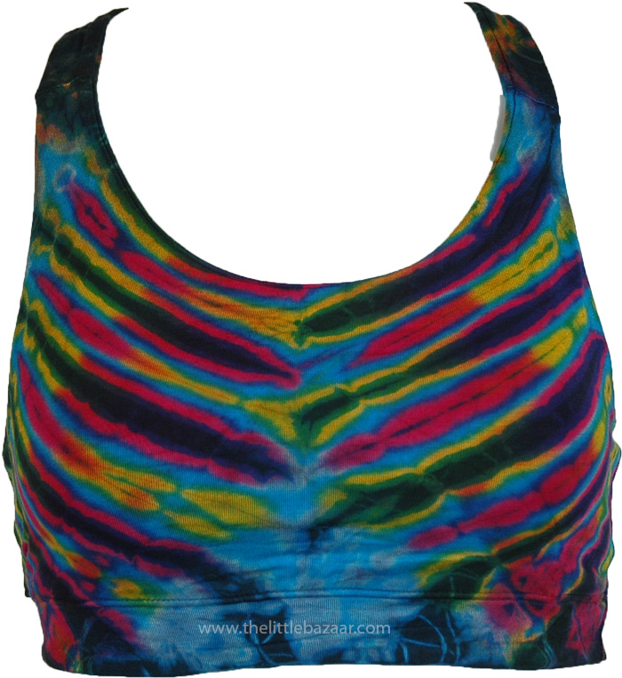 Aurora Vine Racerback Crop Top