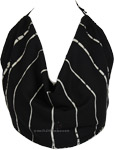 Mooncurrent Tie-Dye Cowl Halter Top