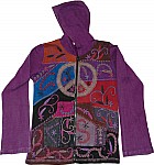 Finn Peace Sign Fall Jacket Top