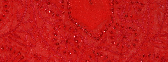 Thunderbird Red Sequins Ladies Tunic Top
