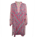 Embroidered Pink Dazzler Tunic