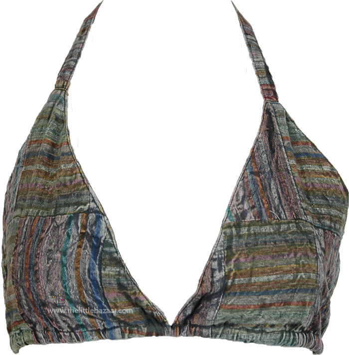 Earthline Summer Boho Halter Bralette