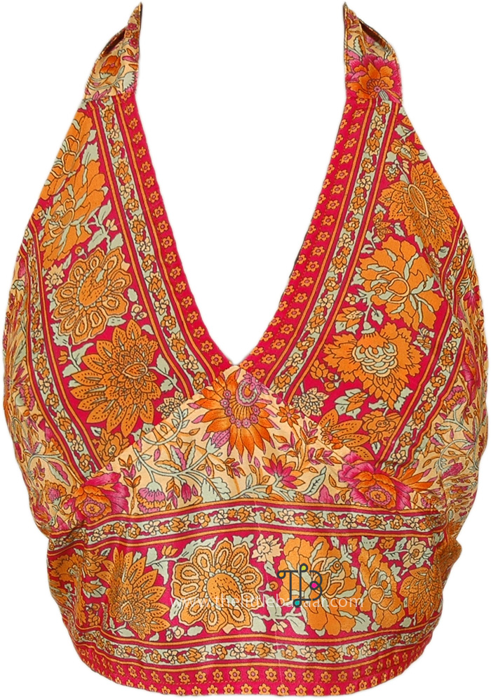 Lush Love Reversible Halter Crop Top