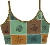 Plush Earthy Handmade Hippie Crop Top