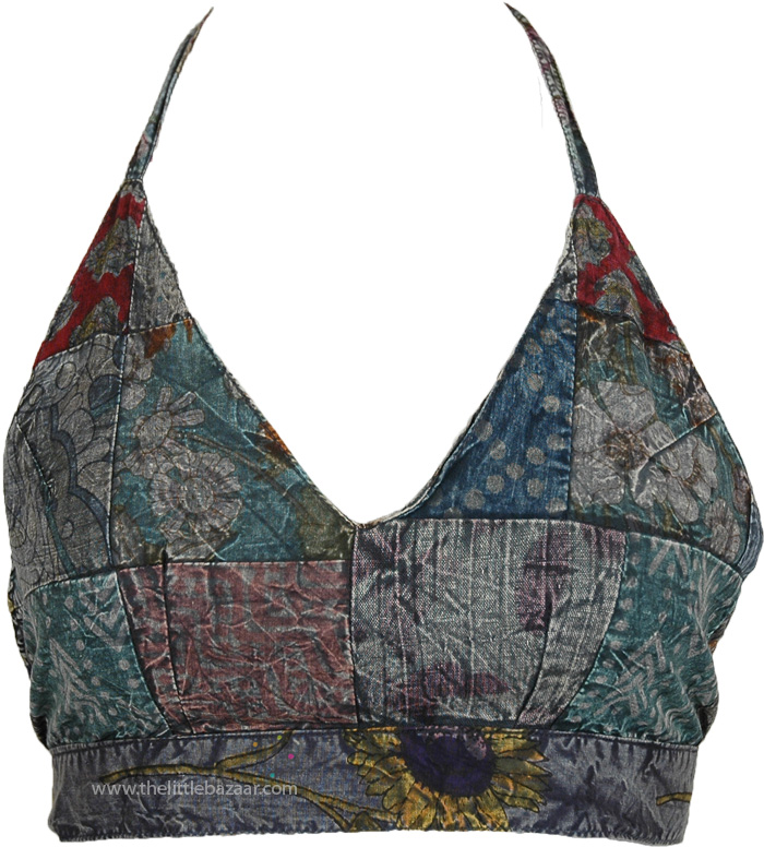 Earthline Summer Boho Halter Bralette