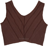 Choco Contours Cropped Tank Top