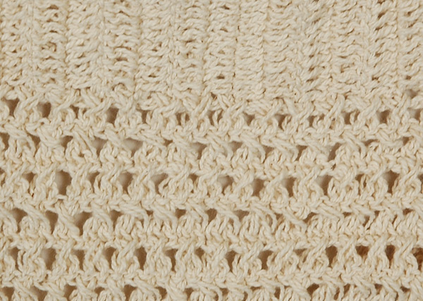 Beige Nature Crochet Tie Up Bralette