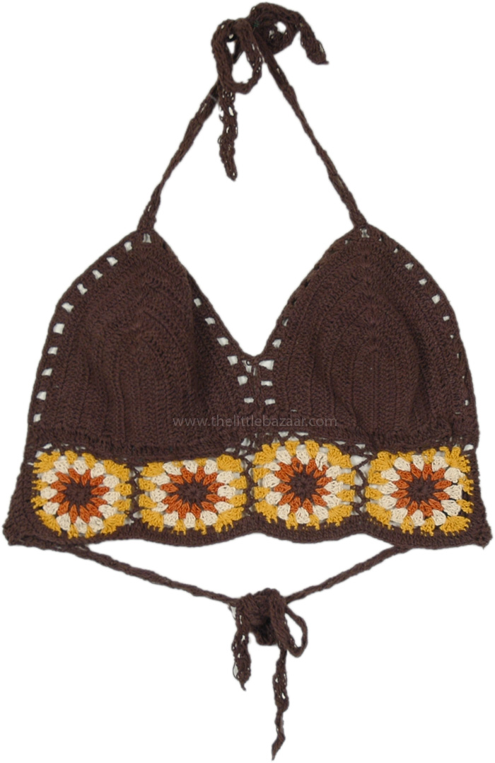 Chocolate Crochet Festival Boho Top