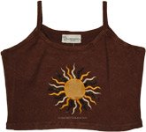 Blessed Sun Brun Hippie Crop Top