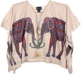 Elephant Poncho Top for Summer [4392]