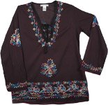 Gondola Embroidered Tunic Top